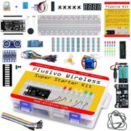 🔓 unlock your programming potential with the plusivo wireless super starter kit - your ultimate wireless starter kit for arduino ide development, complete with development board - perfect for beginners and inventors logo