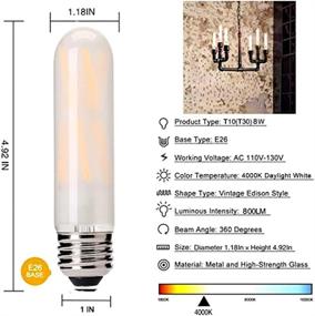 img 2 attached to 🔆 Tubular Daylight Filament Equivalent with Dimmable Feature