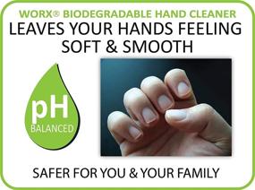 img 3 attached to 🧼 WORX Biodegradable Hand Cleaner: Heavy Duty Industrial Strength Bulk Soap, 1 lb Powdered Soap - 320 Hand Washes, Equivalent to 1 1/2 Gallons of Liquid Hand Cleaner