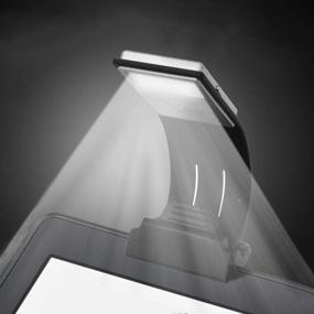 img 1 attached to 📚 USB Rechargeable Book Light: Flexible Night Lamp for Kindle, eBook Reader, and iPad - Adjustable Brightness and Clip-On Design