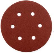 powertec 45204 6 inch sanding discs, 40 grit - premium aluminum oxide 25 pack logo