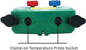 img 2 attached to 🌡️ DLG DI-517 Digital HVAC Refrigeration Manifold Gauge with 2 Clamp-on Temperature Probes