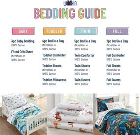 img 1 attached to Wildkin Lightweight Embroidered Comforter - Coordinated Kids' Home Store Essentials