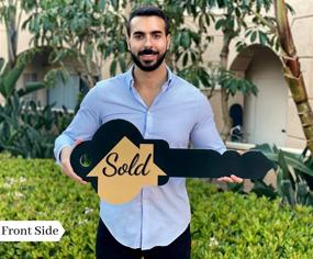 img 3 attached to 🏆 Premium Real Estate Shaped Sold Sign: A Symbol of Success