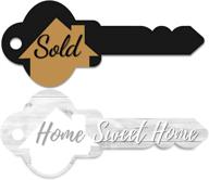 🏆 premium real estate shaped sold sign: a symbol of success logo