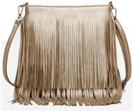 👜 lanpet women's fringe tassel crossbody bag - trendy shoulder bag for leisure logo