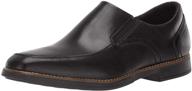 rockport slayter slipon loafer black men's shoes logo