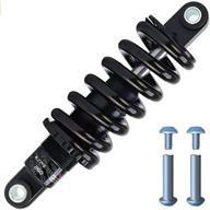 🚲 black mountain bike rear biliary spring shock absorber with coil spring - available in 125mm (4.9"), 165mm (6.3"), 190mm (7.5") variants - choose from 850/1000/1350lbs options logo