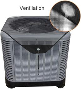 img 1 attached to 🍃 Optimal Air Conditioner Cover for Outdoor Units - Leaf Guard included | Ideal for AC 36 x 36 inches