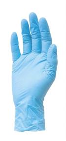 img 2 attached to CTB Medium Nitrile Gloves - Box of 100 Disposable Gloves, Latex Free, Powder-Free, Multi Purpose, with Dispenser Box, CTBNMNGMDBX
