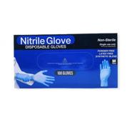 ctb medium nitrile gloves - box of 100 disposable gloves, latex free, powder-free, multi purpose, with dispenser box, ctbnmngmdbx logo
