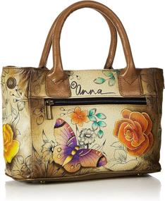 img 3 attached to 👜 Anna Anuschka Convertible Shoulder Original Handbags & Wallets: Stylish and Versatile Women's Totes