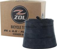 🚴 zol 26x4.0 fat tire bicycle inner tube with schrader valve - multipack of 48mm valve length logo