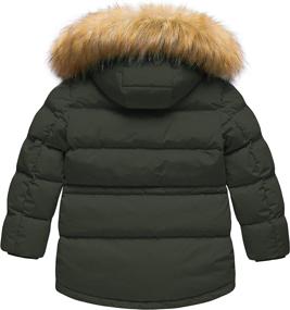 img 3 attached to 🧥 Winter Puffer Jackets & Coats with Removable Padding - Boys' Windproof Clothing