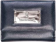 browning womens leather french wallet logo