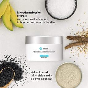img 1 attached to 🧖 Exfoliating Facial Scrub with Microlumina, Dead Sea Salt, Volcanic Sand, Argan Oil, Acai, Kaolin, and Aluminum Oxide Crystals by Perfect Image
