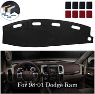 🚗 bdfhyk pu коврик для приборной панели dodge ram 1500 2500 3500 1998-2001 логотип