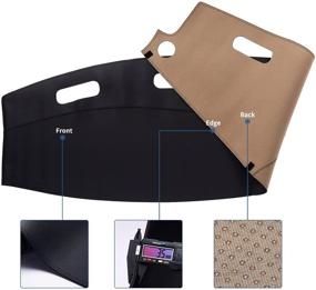 img 3 attached to 🚗 BDFHYK PU Dash Mat for 1998-2001 Dodge Ram 1500 2500 3500 Dashboard Dash Cover