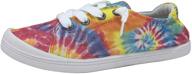 👟 stylish jellypop dallas black tie dye canvas men's fashion sneakers - a trendy choice! logo