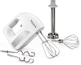 img 4 attached to 🥄 Cuisinart HM-8GR Hand Mixer: 8-Speed with Blending Attachment, Gray - Efficient Mixing Delivered!