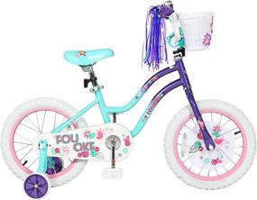 img 3 attached to Princess Kids Bike: 12-18 Inch Boys Girls Bicycle with Training Wheels for Toddlers and Children