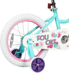 img 1 attached to Princess Kids Bike: 12-18 Inch Boys Girls Bicycle with Training Wheels for Toddlers and Children