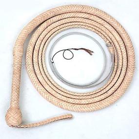 img 2 attached to 🔥 Bull Whip: Ardour Crafts 04-12 Feet, 12 Plaits Cow Hide Leather Custom BULLWHIP – Premium Belly and Bolster Construction