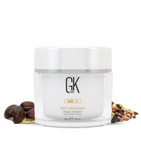 img 4 attached to 🌿 GK DEEP CONDITIONER MASQUE: Intense Hydrating Treatment for Dry Damaged Hair - Global Keratin Restoration Formula with JOJOBA Seed Oils (7.05 Fl Oz/200 g)