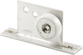 img 2 attached to 🚿 Prime-Line Products M 6035 3/4-Inch Flat Shower Door Roller and Bracket (Pack of 2) - White