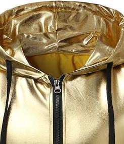img 2 attached to 🦘 Hipster Metallic Sleeveless Kangaroo Men's Clothing: ZEROYAA's Modern Twist on Fashion