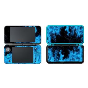 img 1 attached to 🔥 Ice Blue Flame eSeeking Vinyl Cover Decals Skin Sticker for New Nintendo 2DS XL/LL