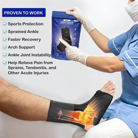 img 3 attached to Teapai Ankle Brace: Occupational Health & Safety for Men and Women