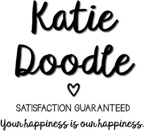 img 1 attached to 🎉 Katie Doodle Rose Gold 80th Birthday Decorations for Women - charming Guest Book Alternative or Card - Amazing 80th Birthday Gifts for Women - 11x17 inch 80 Years Loved Sign Poster [Unframed] in gorgeous Rose Gold