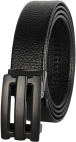 img 4 attached to Leather Automatic Adjustable CANDOR CLASS Men's Accessories for Belts