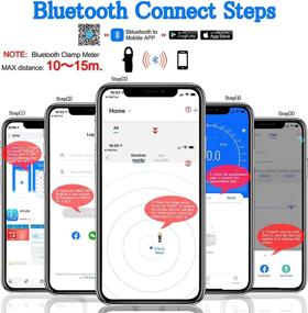 img 1 attached to ⚡️ AP-7200APP Bluetooth Digital Clamp Meter - Auto-ranging 6000 Counts Amp Meter Voltage Tester, Measures Amperage, Voltage, Capacitance, Continuity, Ohm - AC DC Amp Meter Clamp-on Ammeter