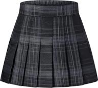 👗 cromoncent junior pleated school uniform girls' skirts & skorts clothing logo