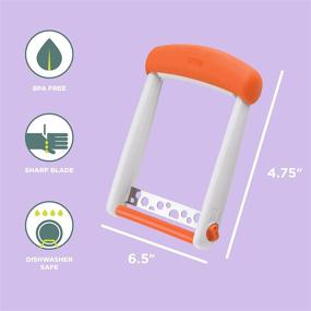 img 3 attached to 🧀 Chef'n Slicester Cheese Slicer, 4.75" x 6.5" x 1", Orange - Improved SEO