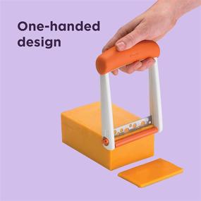 img 2 attached to 🧀 Chef'n Slicester Cheese Slicer, 4.75" x 6.5" x 1", Orange - Improved SEO