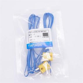 img 1 attached to 🌡️ TWTADE 2pcs 2M K Type Mini-Connector Thermocouple Temperature Probe Sensor -50~250°C