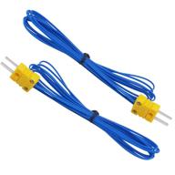 🌡️ twtade 2pcs 2m k type mini-connector thermocouple temperature probe sensor -50~250°c logo