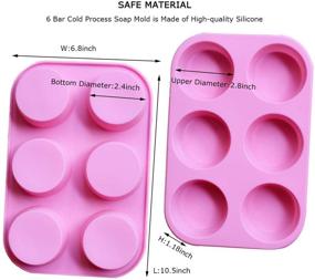 img 3 attached to Enhance Body Care with Exfoliating Loofah and Soap Mold Kit: Natural Sponges + Silicone Tray for Skin Cleansing and Mold Making