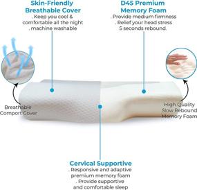 img 2 attached to Pillomara Orthopedic Butterfly Sleeping Ergonomic