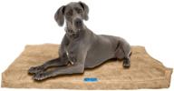 🐶 high-quality usa-made orthopedic dog bed - removable washable cover, waterproof inner fabric - shredded memory foam - suitable for small, medium, large, and extra large breed dogs logo