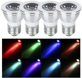 img 4 attached to 🌟 Enhance Your Space with JTao Tec Changing Bulb: 4Pack Spotlight Ambiance