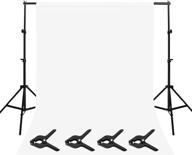 📸 professional hgmn 8.5x10ft photo backdrop stand with white backdrop - perfect for photography studios and videos logo