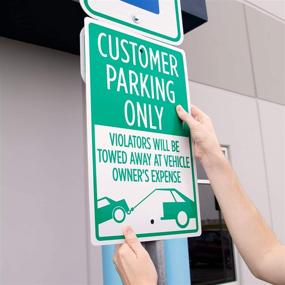 img 2 attached to 🅿️ Enhancing Business Operations: Customer Parking Only Signs