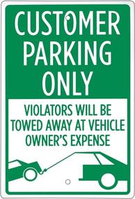 img 4 attached to 🅿️ Enhancing Business Operations: Customer Parking Only Signs