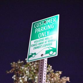 img 1 attached to 🅿️ Enhancing Business Operations: Customer Parking Only Signs