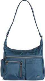 img 4 attached to 👜 Lug Women's Double Crossbody Shimmer: Elegant Handbags & Wallets for Women