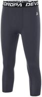 devoropa boys leggings: quick dry youth compression pants for sports - basketball base layer logo
